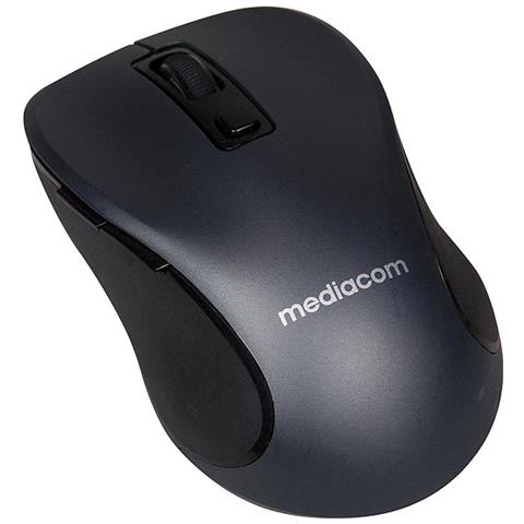 MEDIACOM Mouse | Bluetooth AX910 Ottico 6 Tasti 1600 DPI Colore Nero