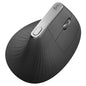 LOGITECH Mouse | Ergonomico MX Vertical Advanced RF Wireless + Bluetooth Ottico 4 Tasti 4000 DPI Colore Nero