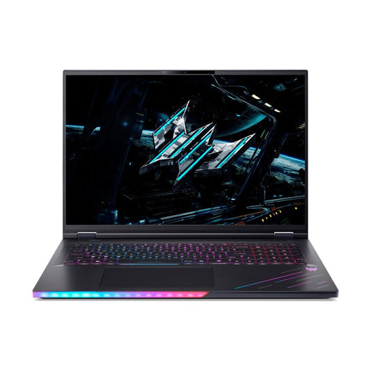 ACER Predator Helios 18 AI Notebook Gaming, 18", processore Intel Core Ultra 9 275HX, NVIDIA GeForce RTX 5080, RAM 32 GB, 2000 GB SSD, Black, Windows 11 Home
