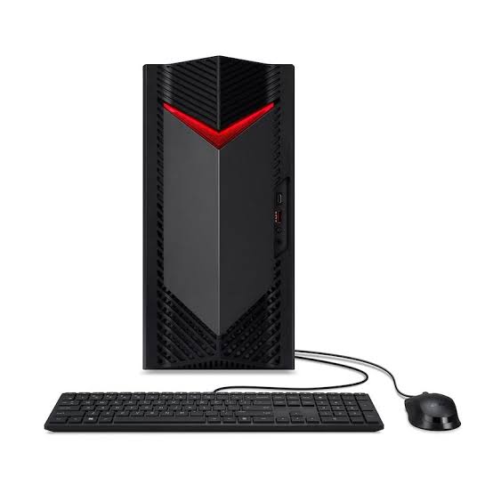 Acer PC Desktop Gaming Nitro 50 N50-656 – Intel Core i5-14400F, GeForce RTX 5060, RAM 16 GB, 1 TB SSD