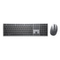 DELL Tastiera e Mouse Wireless + Bluetooth KM7321WGY-ITL per Casa e Ufficio (Layout Italiano) Colore Grigio/Titanio