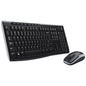 LOGITECH Tastiera e Mouse Wireless 920-004512 per Desktop (Layout Italiano) Colore Nero