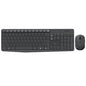 LOGITECH Tastiera e Mouse Wireless 920-007913 per Desktop (Layout Italiano) Colore Nero