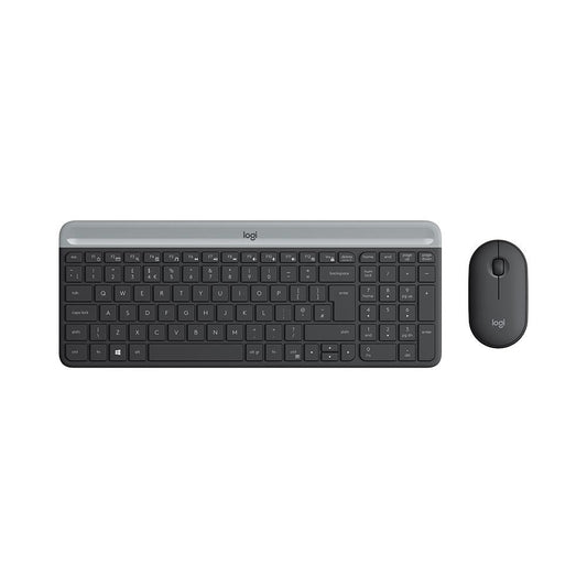LOGITECH Tastiera e Mouse Wireless 920-009196 (Layout Italiano) Colore Grafite