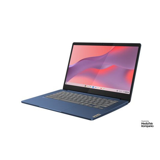 LENOVO Chromebook IP Slim3 14", MediaTek Kompanio 520, RAM 8 GB, eMMC 128 GB, Grey
