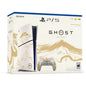 PS5 Console 1TB Disc Ghost Of Yotei Gold Limited Edition White Slim ITA